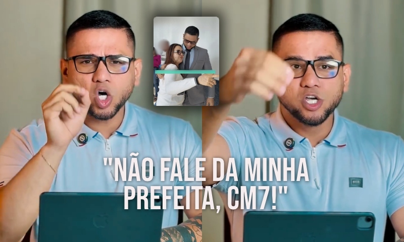 Após ser desmascarado, “procurador influencer” de Manacapuru surta e ameaça dona do CM7 em vídeo