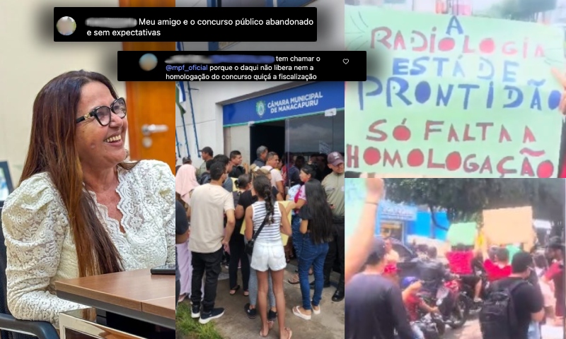 Aprovados no concurso de Manacapuru desabafam contra a prefeita Valciléia: “a gente se esforça tanto e ela só dá emprego pra ‘panela’ dela”