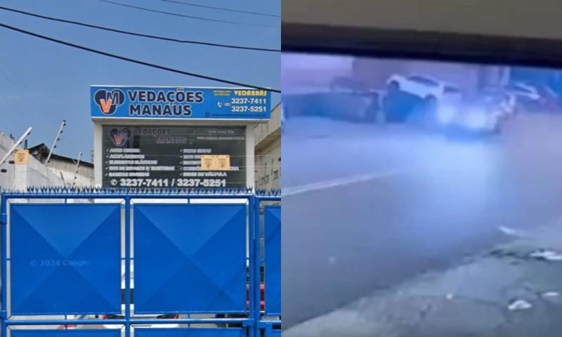 Dono da empresa Vedações Manaus é acusado de atropelar motoqueiro e fugir sem prestar socorro; veja vídeo