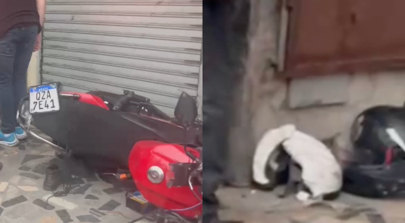 Urgente: motoqueiro morre em grave acidente na zona Leste de Manaus; veja vídeos