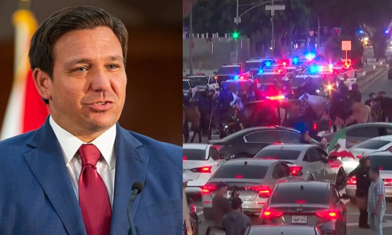 Governador da Flórida afirma que motoristas podem atropelar manifestantes caso se sintam em perigo; veja vídeo