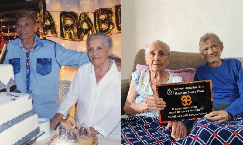 “Exemplo de vida”: casal brasileiro celebra 84 anos de casados e bate recorde no Guinness
