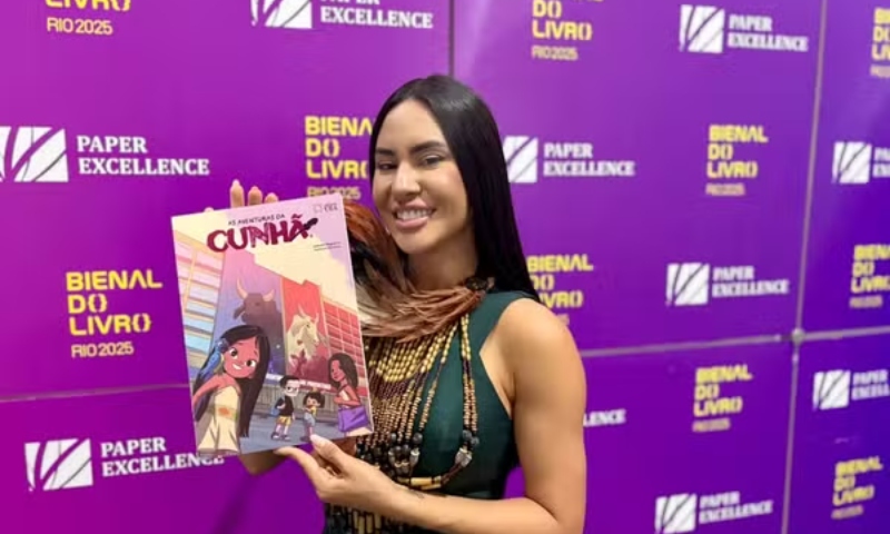 Isabelle Nogueira esgota livro infantil sobre a Amazônia em menos de 1 hora na Bienal do Rio 2025