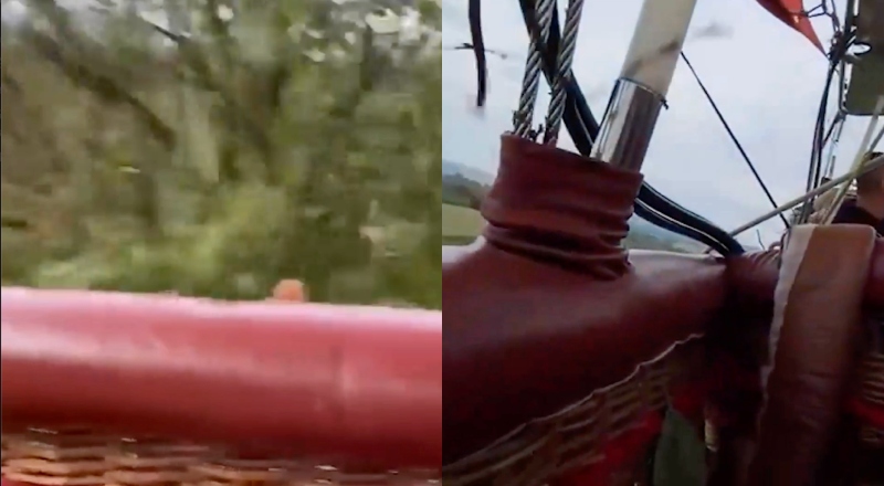 Vídeo mostra queda de balão que matou mulher grávida e deixou vários feridos; veja