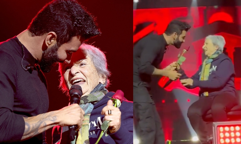 Emocionante: durante show, Gusttavo Lima homenageia senhora que perdeu o filho; veja vídeo