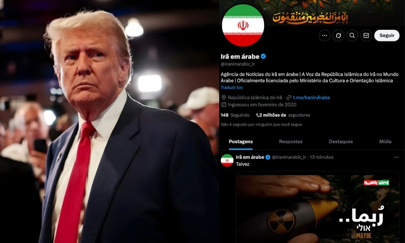 Irã debocha de Trump e posta soldado fazendo ‘carinho’ em bomba nuclear; veja vídeo