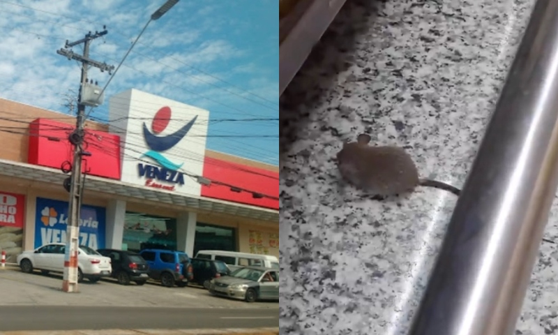 Catita é flagrada por cliente no Supermercado Veneza em Manaus; veja vídeo