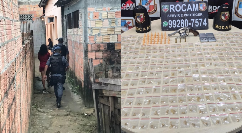 Delivery cancelado: casal é preso com armas e drogas na Compensa; veja