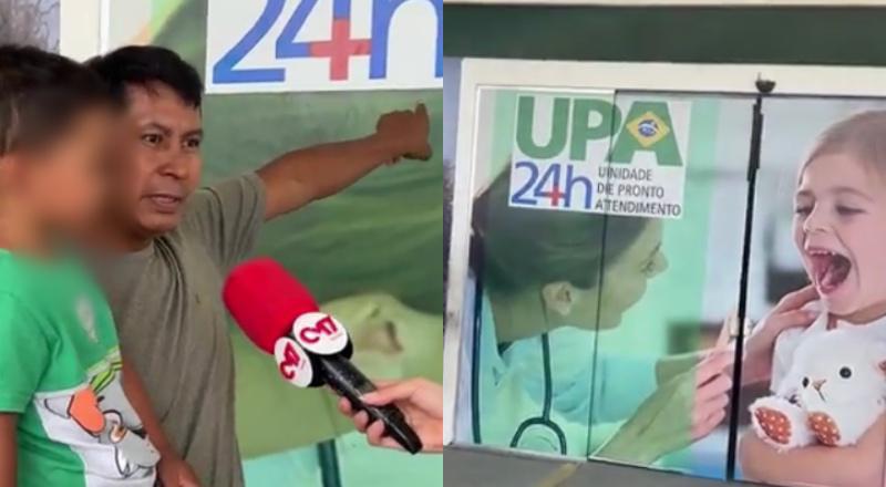 Pais denunciam superlotação e descaso na UPA Campo Sales, no Feriado de Corpus Christi