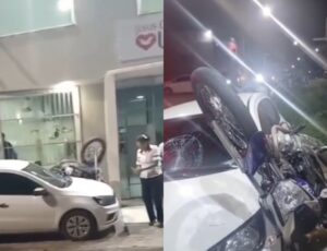Motoqueiro 'Vida Loka' causa grave acidente após tentar 'dar grau' em Manacapuru; veja vídeo