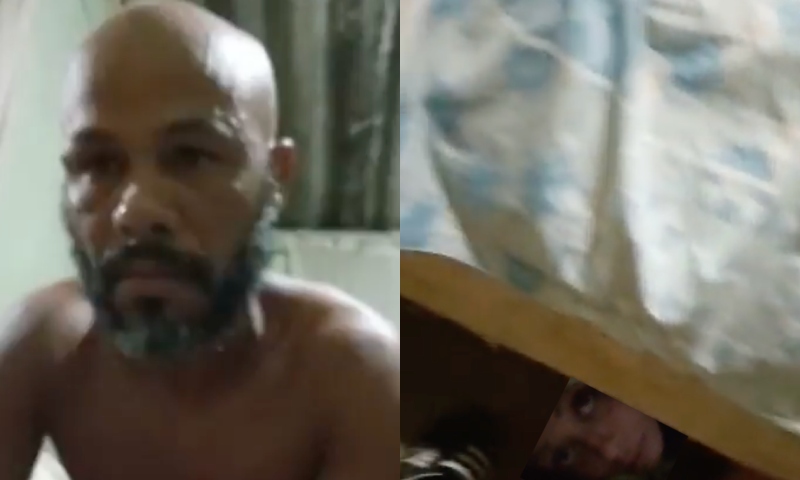 Sextou: ‘Garanhão’ esconde a amante debaixo da cama mas esposa descobre tudo; veja vídeo