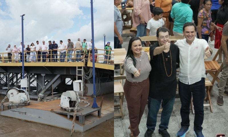 Em visita a Parintins, Eduardo Braga anuncia obras de ampliação do porto do município para receber navios cruzeiros