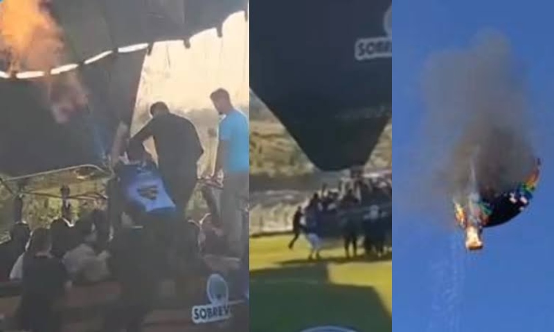 Balão que pegou fogo em SC: maçarico iniciou incêndio que deixou 8 mortos; veja vídeo