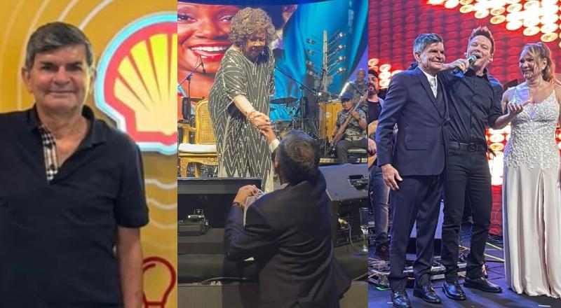 Referência no setor de combustíveis em Manaus, empresário Eraldo Teles comemora aniversário com Alcione e Michel Teló