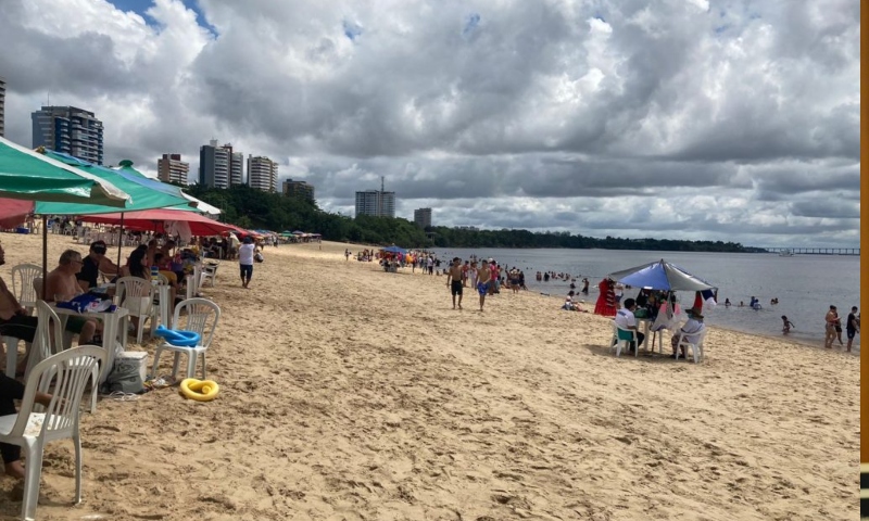 Domingo de muito calor ? Conheça Praia do Tupé, da Lua e Ponta Negra