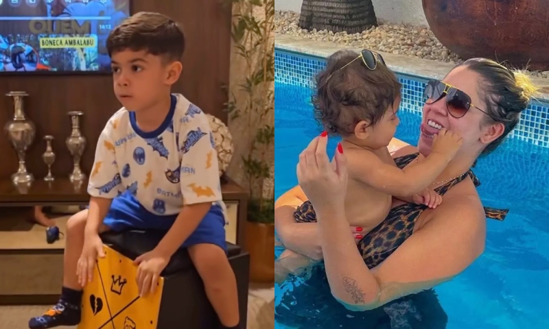 Filho de Marília Mendonça emociona fãs ao tocar música da mãe; veja vídeo