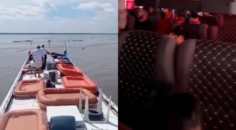 Pane em lancha deixa 80 passageiros à deriva no caminho para o Festival de Parintins; veja vídeo