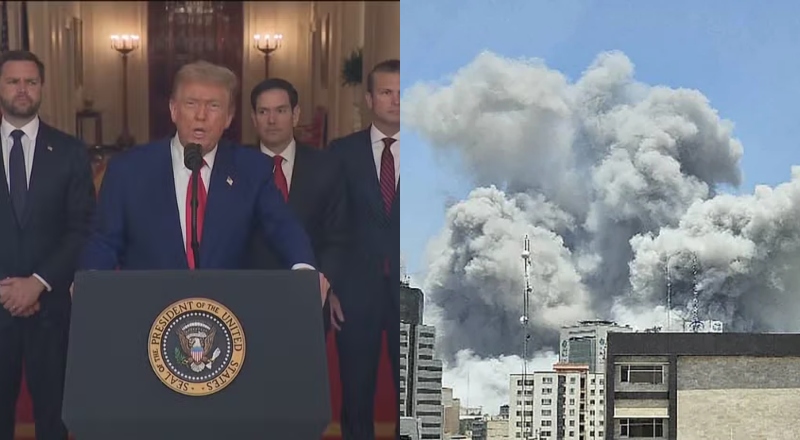 Israel e Irã continuam bombardeios após Trump anunciar cessar-fogo