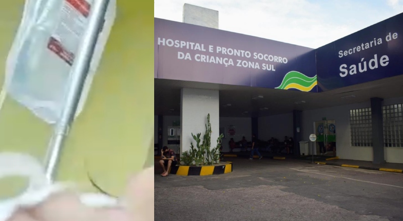 Escárnio na saúde do AM: vídeo chocante mostra criança com intestino exposto sofrendo com falta de atendimento; veja