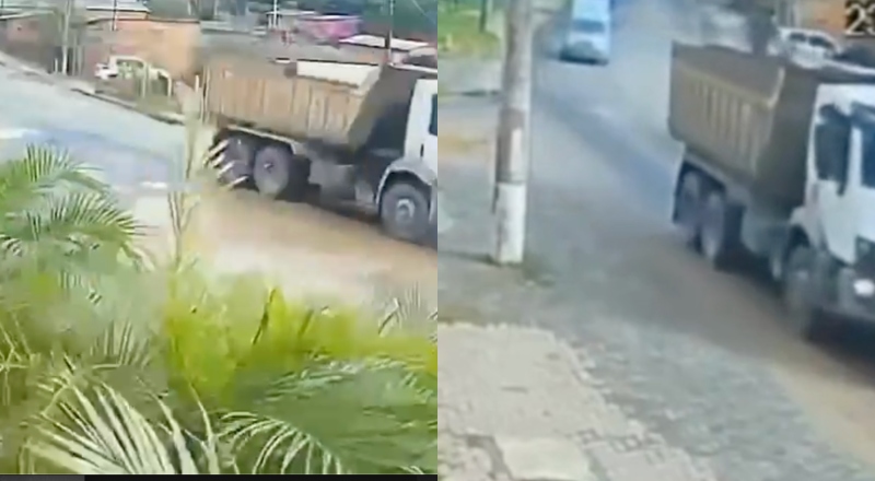 Caminhão em alta velocidade sai arrastando idoso em cadeira de rodas; veja vídeo