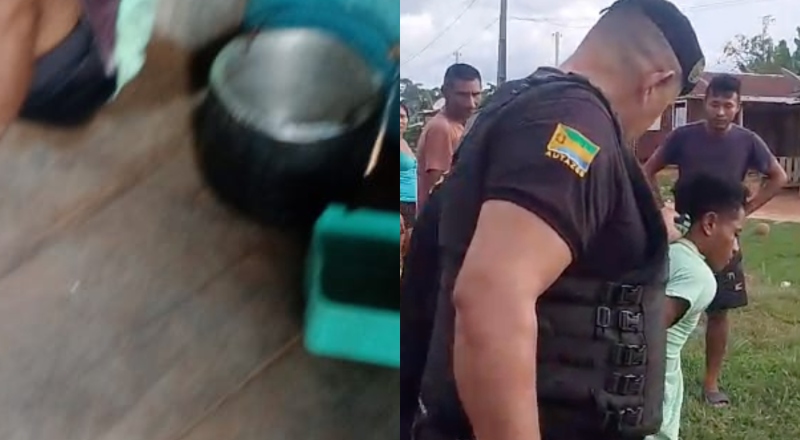Padrasto ‘endemoniado’ joga mingau quente nas costas da enteada e acaba preso no AM; veja vídeo