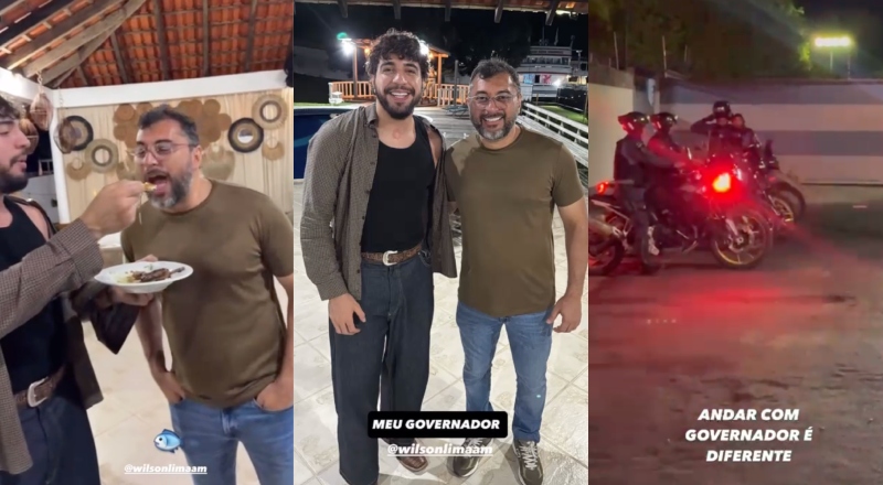 Tambaqui na boca, bala na rua: governador reforça segurança de cantor em Parintins enquanto população luta contra a violência