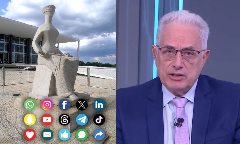 ‘STF ignora Congresso e terceiriza a censura’, diz William Waack sobre decisão que responsabiliza Big Techs; veja vídeo