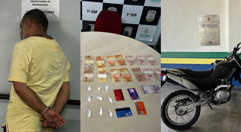 Delivery cancelado: homem é flagrado com 20 trouxinhas de drogas em beco no São Lázaro