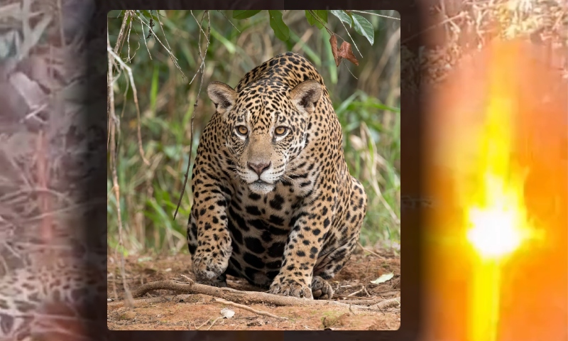 Onça morre eletrocutada após encostar em fio de alta tensão em Presidente Figueiredo; veja vídeo