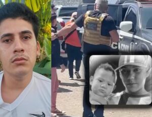 Acusado de matar pai e filho de 2 anos em Manaus é levado para a audiência de custódia; veja vídeo