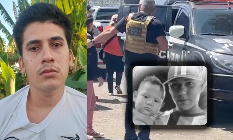 Acusado de matar pai e filho de 2 anos em Manaus é levado para a audiência de custódia; veja vídeo