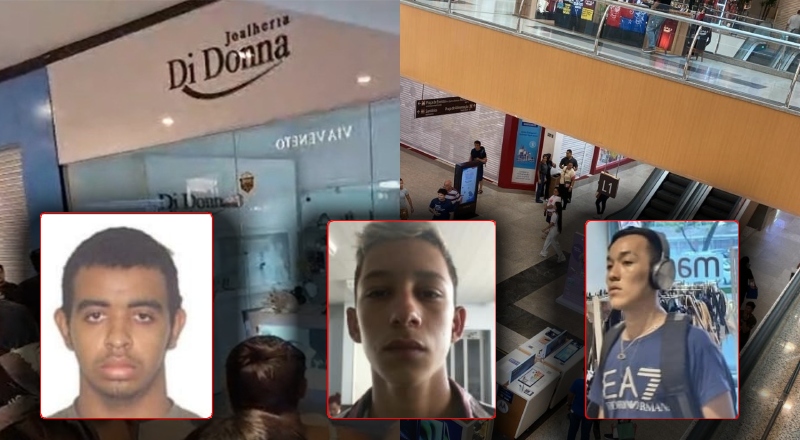 ‘A casa caiu’: bandidos que assaltaram joalheria no Amazonas Shopping são presos