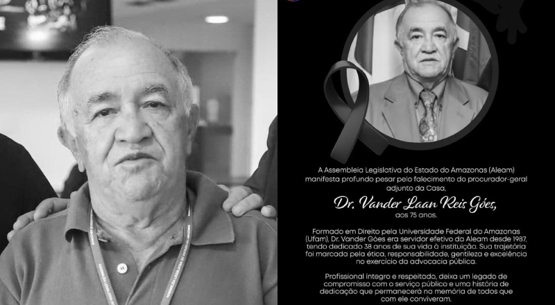 Morre procurador da Aleam, Vander Góes, aos 75 anos