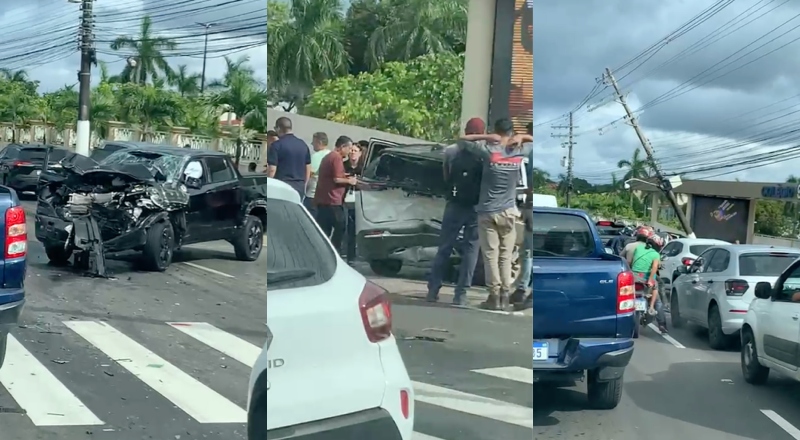 Urgente: grave acidente deixa vários feridos na Ponta Negra; veja vídeos