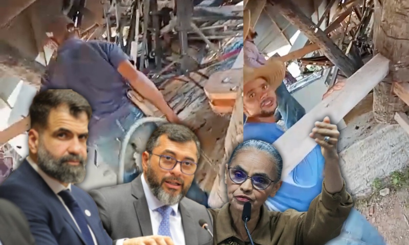 Secretário de Wilson Lima enviou ofício à Marina Silva que fez o IBAMA destruir propriedades rurais de famílias no Apuí; veja vídeo