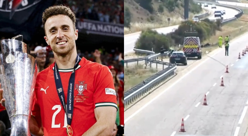 Pneu estourado causou acidente que matou Diogo Jota, atacante do Liverpool; veja vídeo