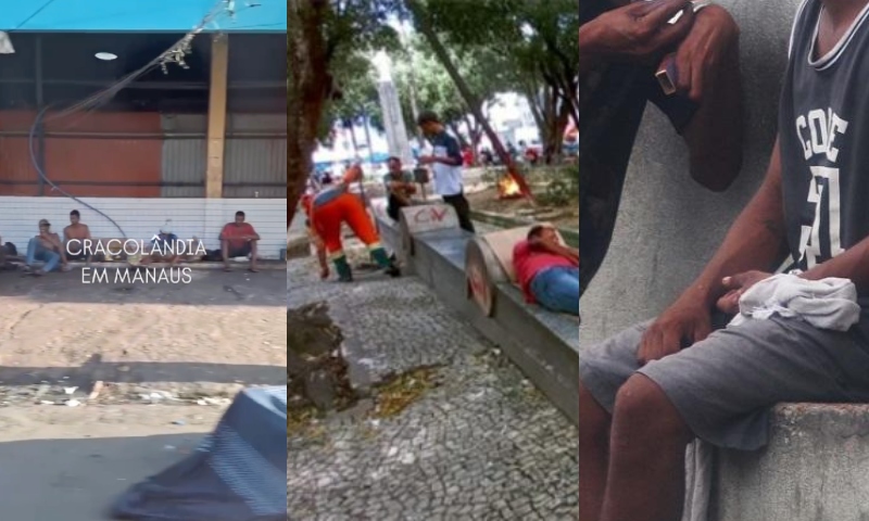 ‘Não é mais só no Centro’: “Cracolândia” começa a se espalhar para outros bairros de Manaus; veja vídeo