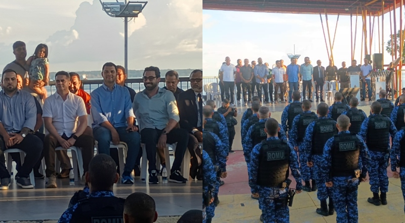 Prefeito David Almeida participa de formatura da ROMU e apresenta novas viaturas blindadas