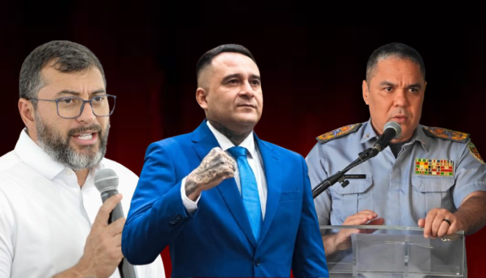 Vereador Salazar detona e cobra investigação contra coronel Vinícius, e ainda exibe vaias ao governador Wilson Lima no Sambódromo