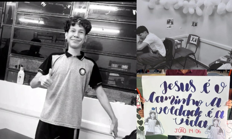 Caso Fernando: colegas de estudante espancado até a morte no Gilberto Mestrinho prestam as últimas homenagens; veja vídeo