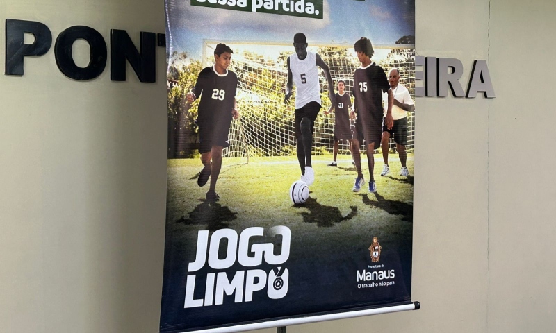 ‘Jogo Limpo’: programa da Prefeitura combate o uso de drogas e fortalece esporte comunitário em Manaus
