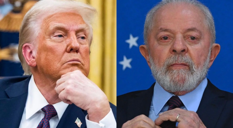 Trump anuncia tarifa de 50% sobre produtos brasileiros após provocação de Lula