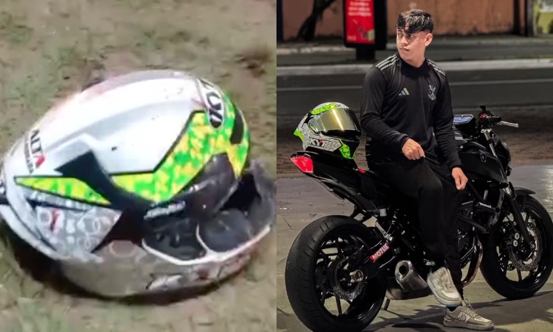 “Partiu no meio”: blogueiro que amava fazer ‘rolezinho’ de moto morre em acidente chocante; veja vídeo