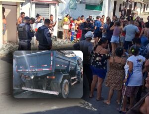 Urgente: criança de 6 anos morre esmagada por caçamba na Compensa; veja vídeo