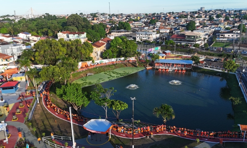 Com um mês de funcionamento, lagoa da Compensa atrai milhares de visitantes e se consolida como novo ponto de lazer de Manaus