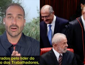 Eduardo Bolsonaro pede para Trump aplicar sanções contra Moraes, Alckmin e PT; veja vídeo