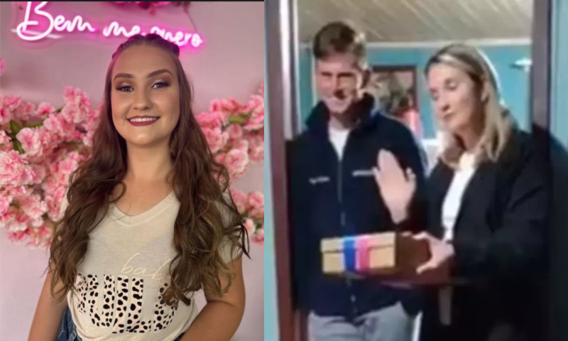 Mulher que fez ‘chá revelação de chifre’ se pronuncia pela 1ª vez e revela se existe possibilidade de reatar; veja vídeo