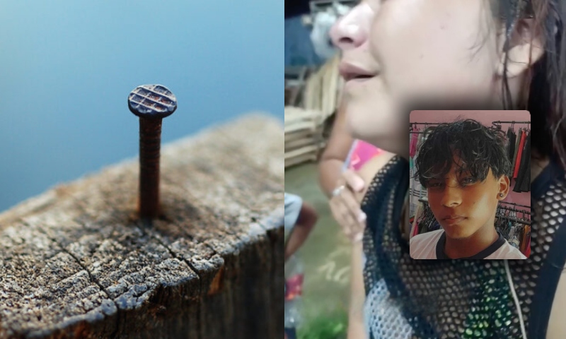 Jovem crava prego no pescoço da namorada no Pará; veja vídeo