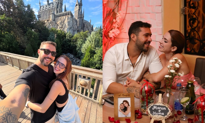 Blogueira Huma Kimak anuncia casamento com o empresário Marcos Ferreira; veja video
