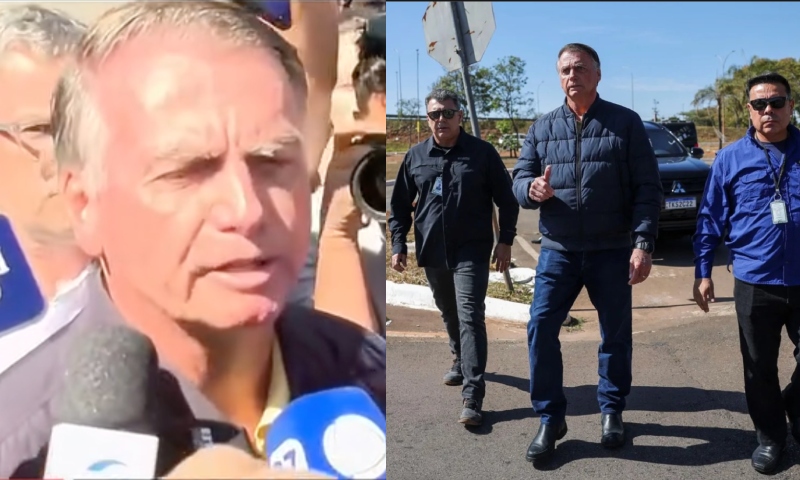 Bolsonaro nega narrativa de fuga e desabafa: “É uma suprema humilhação e a 4ª busca e apreensão em cima de mim”; veja vídeo